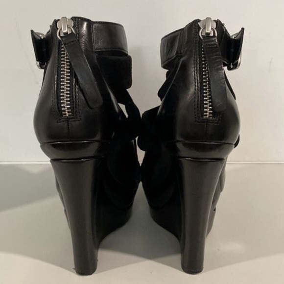 Rachel Zoe suede wedge sandals - Picture 7 of 8